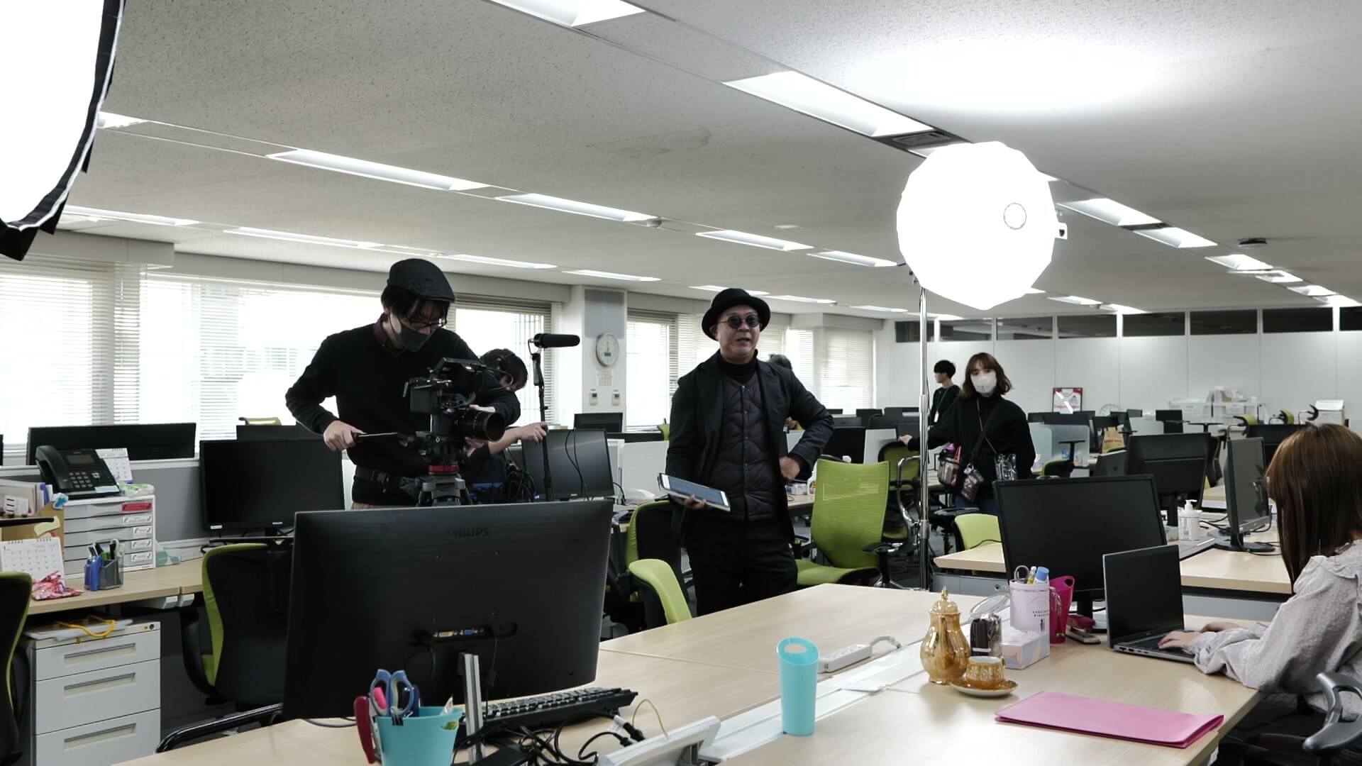 アクエリアス・ムービーの撮影現場
