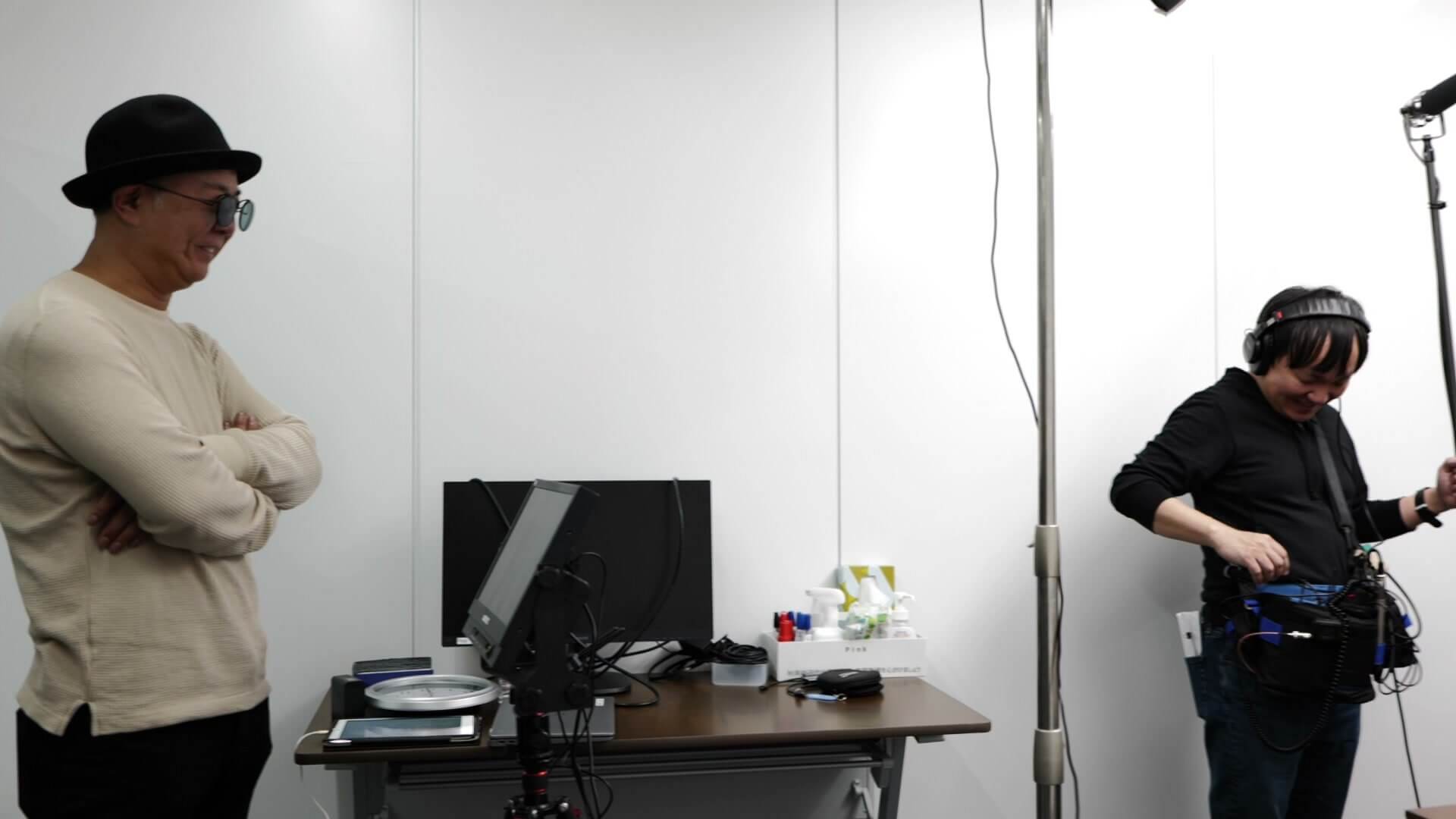 アクエリアス・ムービーの撮影現場